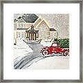 Christmas In Montana Framed Print