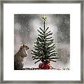 Christmas Squirrel Find The Magic Framed Print