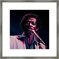 Chuck Berry Painting Framed Print