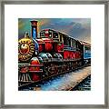 Christmas Train 2 Framed Print