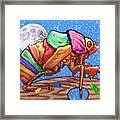 Cicadas Shell Palette Framed Print