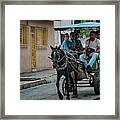 Cienfuegos Taxi Framed Print