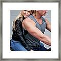 Cindy And Dave Moment Framed Print
