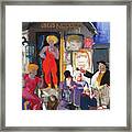 Circus Nepper By Aba-novak Vilmos - Hungarian Painters Framed Print