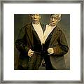 Circus Sideshow Chang And Eng Bunker Siamese Twins 20210220 Framed Print