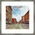 City - Jacksonville Fl -  Bay Street 1903 Framed Print