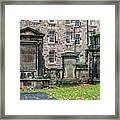 City Of Edinburgh Scotland - Ancient Cemetary Framed Print