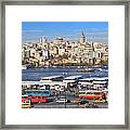 Cityscape View Across Istanbul, Turkey Framed Print