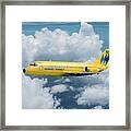 Classic Hughes Airwest Dc-9 Framed Print