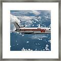 Classic Western Airlines Boeing 727 Framed Print