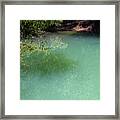 Clay Pool Colors Framed Print