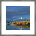 Clearing Storm Oxbow Bend Grand Tetons Np Framed Print
