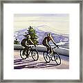 Climbing The Grand Colombier Framed Print