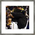 Clint Hurdle And Starling Marte Framed Print