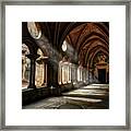 Cloister Of The Porto Cathedral Framed Print