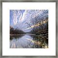 Clouds Over Big River Framed Print