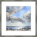 Clouds Over The Sea 2 Framed Print