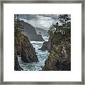 Coastal Rains Framed Print