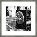 Coca Cola On Bourbon Street In New Orleans Framed Print