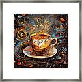 Coffee And Music Framed Print