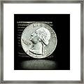 Coin Collecting - 1964 Silver Quarters Framed Print