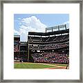 Colby Lewis And Trevor Plouffe Framed Print