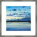 Cold Morning Glow Framed Print