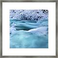 Color And Texture Of Winter Framed Print