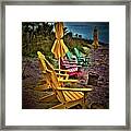 Color On A Gray Day Framed Print