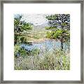 Colorado Horseshoe Reservoir Framed Print