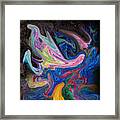 Colorful Alcohol Ink Abstract Framed Print