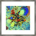 Colorful Artistic Abstract Background  Painting Framed Print
