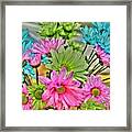 Colorful Bouquet Framed Print