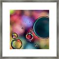 Colorful Bubbles Framed Print