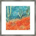 Colorful Cacti Framed Print