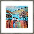 Colorful Field Framed Print