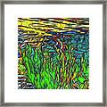 Colorfully Abstract Scene Framed Print