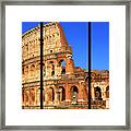 Colosseum Colors Triptych Framed Print