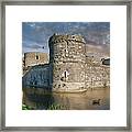 Colour Photo Of Beaumaris Castle, Wales. Framed Print