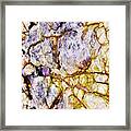 Coloured Rocks Of Trial Harbour #1 Framed Print