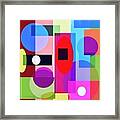 Colourful Abstract Framed Print