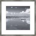 Comber's Beach Reflection Panorama Framed Print