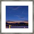 Comet Neowise Catskills Ny Framed Print