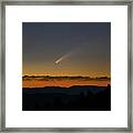 Comet Neowise Framed Print