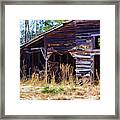 Coming Apart With Character Barn Framed Print