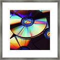 Compact Disks Framed Print