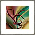 Composition Of A Happy Moment Framed Print