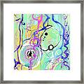 Contemporary Abstract - Crossing Paths No. 1 - Modern Artwork Painting Framed Print