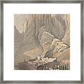 Convent Of St. Catherine With Mount Horeb Q1 Framed Print
