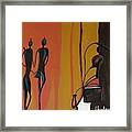 Conversation Love Framed Print